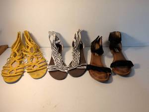 lot 117 image: Mixed Lot Womens Gladiator Sandals
