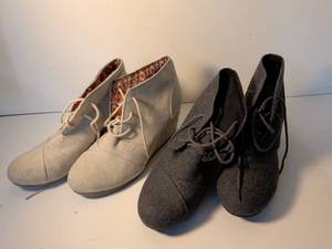 lot 123 image: City Classified Wedge Ankle Boots