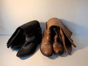 lot 124 image: Freebird by Steven Tall Leather Boots Collection
