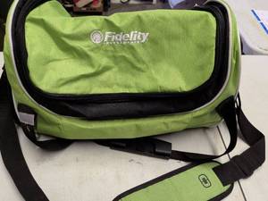 lot 134 image: Fidelity Investments Promotional Messenger Bag