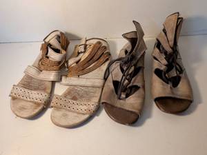 lot 171 image: Bed Stu Leather Gladiator Sandals