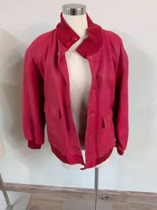lot 182 image: Cassidy Red Button-Up Jacket