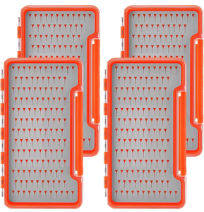 lot 69891 image: 4 Pcs Fly Boxes for Fly Fishing - Retail $25