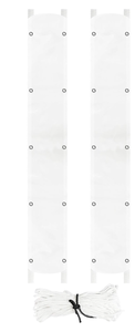 lot 658577 image: 2 Pcs Canopy Rain Gutter - Retail $22