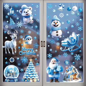 lot 658584 image: Christmas Window Clings - Retail $7