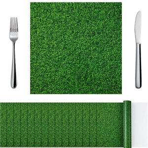 lot 658598 image: Disposable Paper Grass Mats - Retail $16