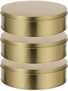lot 658629 image: 3pcs Cookie Tins with Lids - Retail $30
