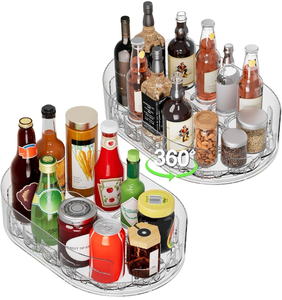 lot 658661 image: 2 Pack Lazy Susan Turntable - Retail $30