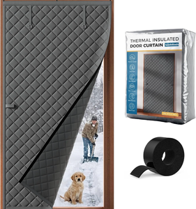 lot 658702 image: Thermal Insulated Door Curtain - Retail $35