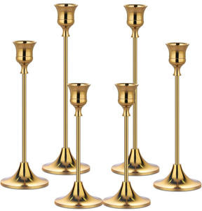 lot 658709 image: Metal Candle Holders for Candlesticks - Retail $32