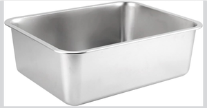 lot 658713 image: Cat Metal Kitten Litter Pan - Retail $14