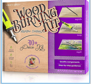 lot 658717 image: Beginners Wood Burning Kit - Retail $35