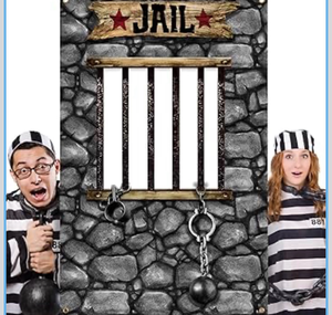 lot 658728 image: Jail Backdrop for Photography 6 x 4 ft - Retail $12
