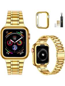 lot 69684 image: Gold Stainless Steel Band for Apple Watch - Retail $25