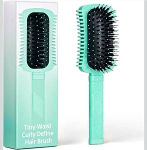 lot 69699 image: Tiny-Waist Curly Define Hair Brush - Mint Green - Retail $12