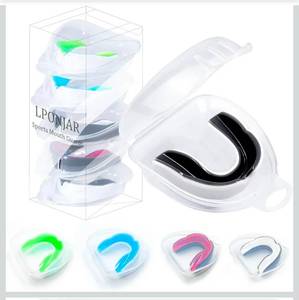lot 69733 image: LPONJAR Sports Mouth Guards Multi-Pack Medium (7-14y Old) - Retail $12