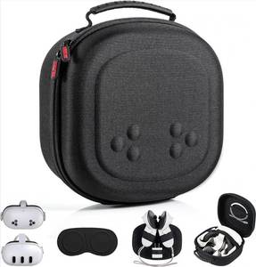 lot 69801 image: Compact Storage Case for Meta Quest 33S and Vision Pro - Retail $35