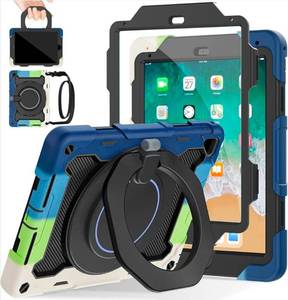 lot 69814 image: iPad 9.7 Heavy Duty Protective Case with Hand Strap - Retail $25
