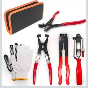 lot 69815 image: CV Joint Boot Clamp Pliers Hose Clamp Pliers ATV CV Axle Boot Clamp Pliers Clic-R Type Pliers Tool Set for Most Car - Retail $24
