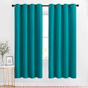 lot 69834 image: Teal Blackout Curtain Panel 52x72 - Retail $15