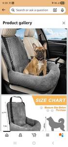 lot 69841 image: Quilted Pet Car Seat Booster - Retail $35