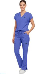 lot 69867 image: Viaoli Medical Scrub Set - Blue (XL) - Retail $30