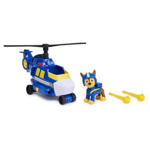 lot 69871 image: PAW Patrol Air Rescue Helicopter Vehicle with Projectile Launcher & Chase Collectible Action Figure for Kids Ages 3 - Retail $18
