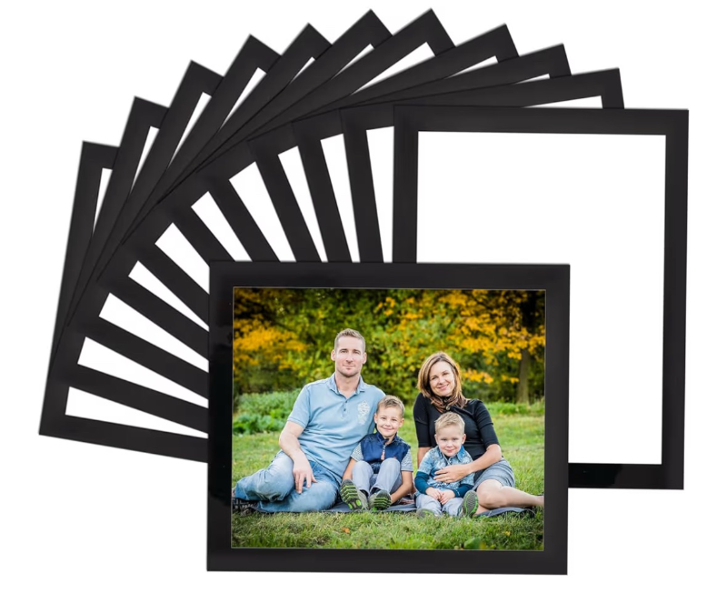 lot 2176 image: STTMGN Magnetic Picture Frames with Black Border(Suitable for Letter Size 8.5X11 or 8X10 Photos,8 Pack),Magnet Frame PocketsHolder,Decorations for HomeOfficeSchoolClassroomParty - Retail $0