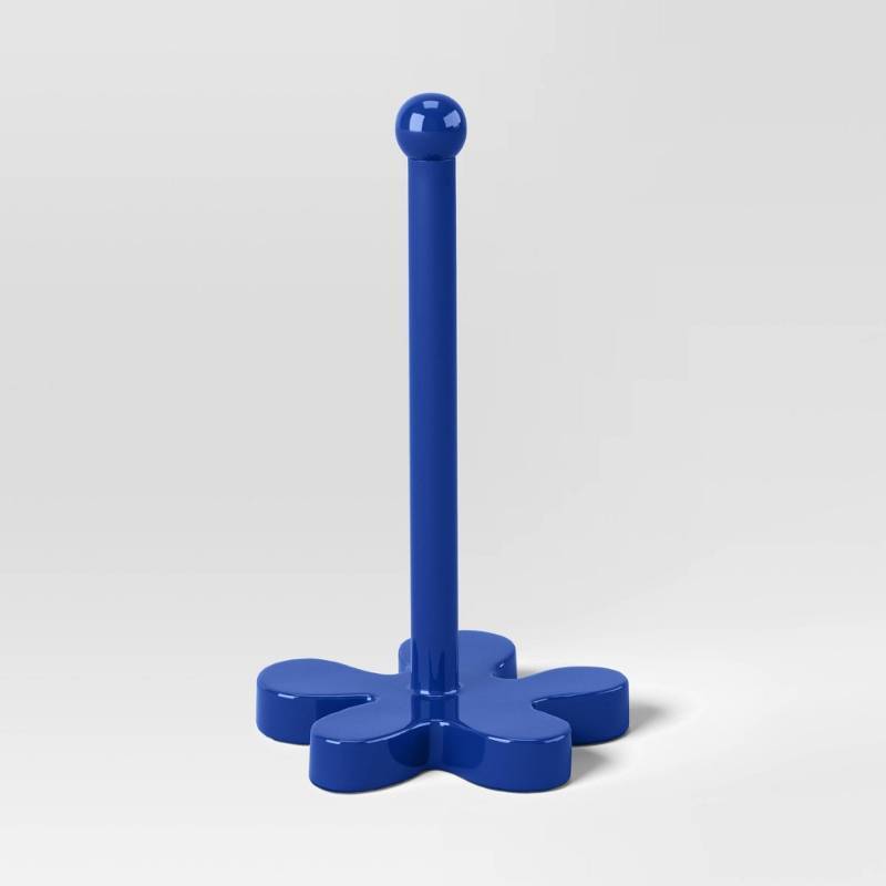 lot 2585 image: Flower Paper Towel Holder Blue - Room Essentials�� - Retail $10