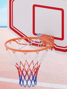 lot 3294 image: Casway basketball hoop 18 inches with net and hardware - Retail $0