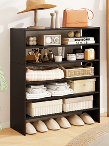 lot 3332 image: 6 tier shoe rack (white) - Retail $0
