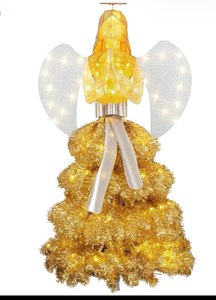lot 3335 image: DL-win Lighted Angel Yard Decoration, 3D Outdoor LED Holiday Statue (Open Box) - Retail $0