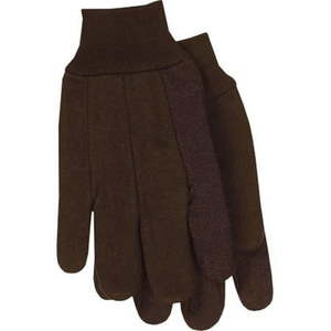 lot 3342 image: 2 pair large  Unlined Plastic Dot Gloves - Retail $112