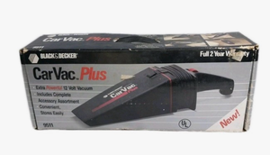 lot 3343 image: Black and Decker Car Vacuum Plus 9511 Model  - Retail $40