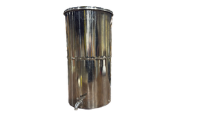 lot 3346 image: stainless steel gravity water filter - Retail $0