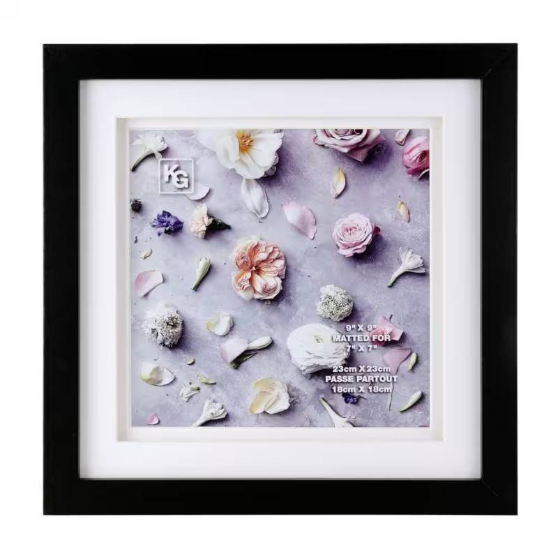 lot 55894 image: 6 in. x 6 in., Black Picture Frame, Kieragrace Morgan