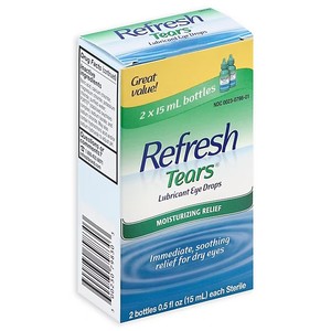 lot 56504 image: NEW Refresh Tears  1 oz. Lubricant Eye Drops