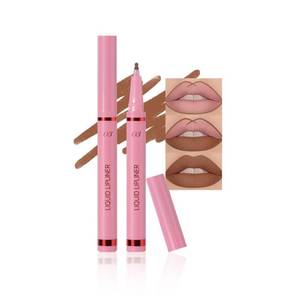 lot 56505 image: Mocha Brown Lip Liner Stain   24H Longwear Waterproof Matte Lip Contour Pen, Transfer-Proof Precision Marker for Defining & Outlining Lips All Day Stay Lip Lip Liner Marker 03#