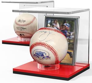 lot 56564 image: NIUBEE Baseball Display Stand & Card Holder