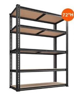 Heavy Duty Storage Shelves, Adjustable Garage Shelving Unit for Basement, Warehouse, Kitchen, Pantry-72"H x 35"W x 15"D, 5 Tiers