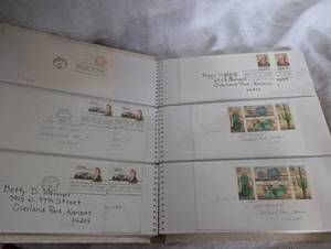 lot 1030 image: First Day Cover Stamp Collection Album #2