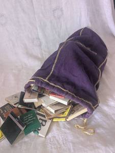 lot 1046 image: Crown Royal Purple Bag with Vintage Matchbook Collection