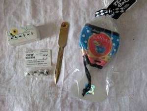 lot 1210 image: Kansas Bundle Kansas Saltshaker, KU Merch  Funny Cow Beans&nbsp