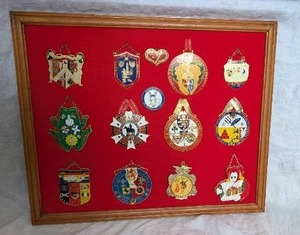 lot 1217 image: Kansas City  Various Medal Collection Board 18x22 in&nbsp