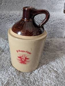 lot 1510 image: Pi Kappa Alpha Fraternity Ceramic Jug&nbsp