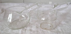 lot 2031 image: Clear Glass Double Boiler&nbsp