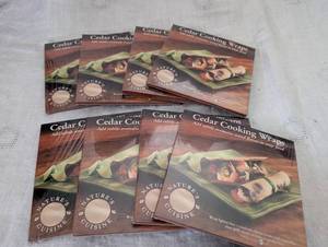 lot 2074 image: Natures Cuisine Cedar Cooking Wraps - 8 Packs