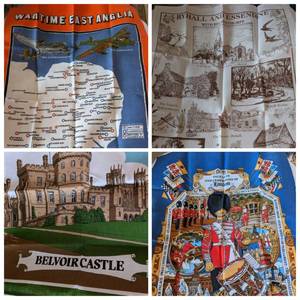 lot 2090 image: British Historical Tea Towel Collection - 4 ct