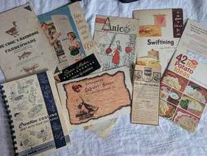 lot 2094 image: Vintage Cookbooks and Recipe Books