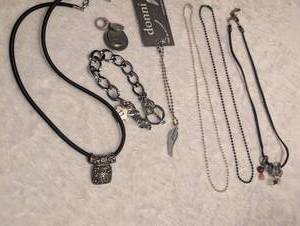 lot 3608 image: Doini Charm Jewelry Collection Bundle  Chains&nbsp